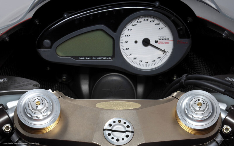 Motorcycle Dashboard — Black, Technical, Photograph, Digital Display