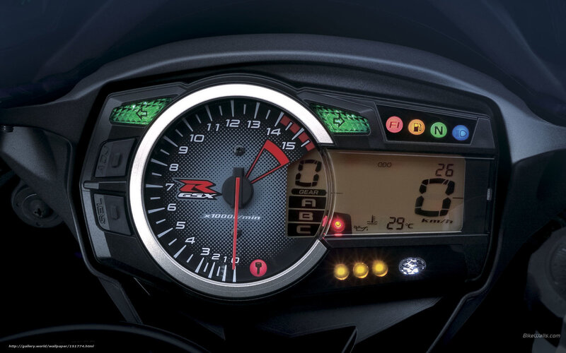 Motorcycle Dashboard — Black, Technical, Photograph, Speedometer, Digital Display