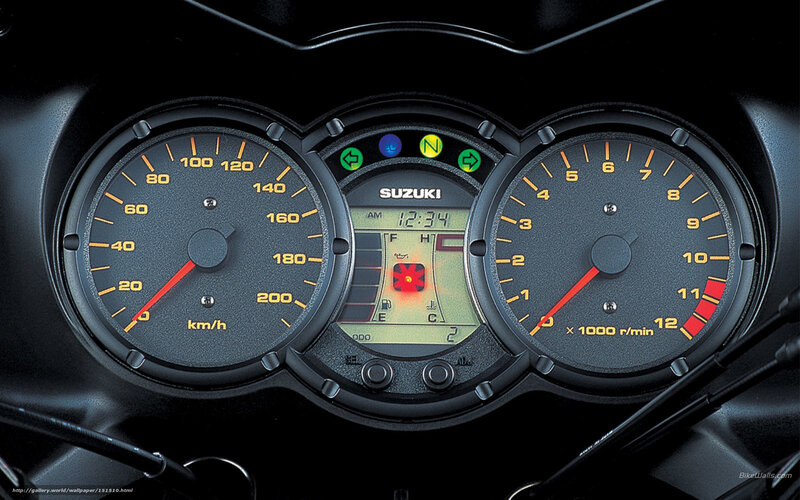 Motorcycle Dashboard — Black, Technical, Photograph, Speedometer, Tachometer, Digital Display