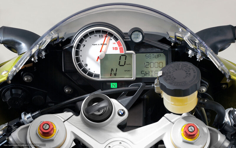 Motorcycle Dashboard — Black