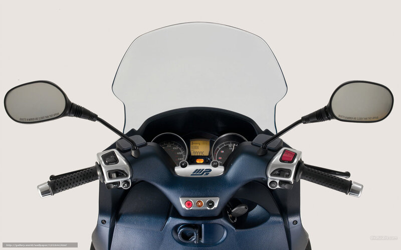 Motorcycle Dashboard — Blue, Neutral, Photograph, Handlebars
