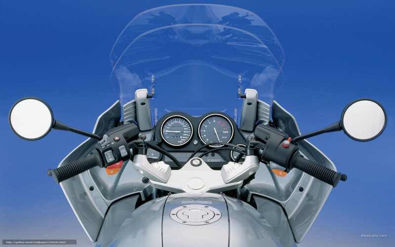 Motorcycle Dashboard — Blue, Neutral