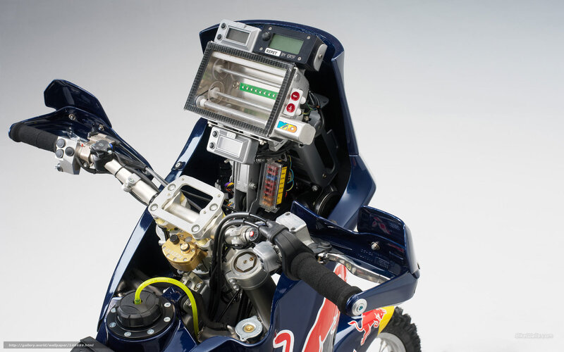 Motorcycle Dashboard — Blue, Technical