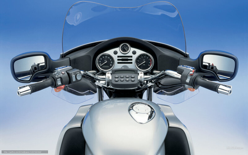 Motorcycle Dashboard — Blue