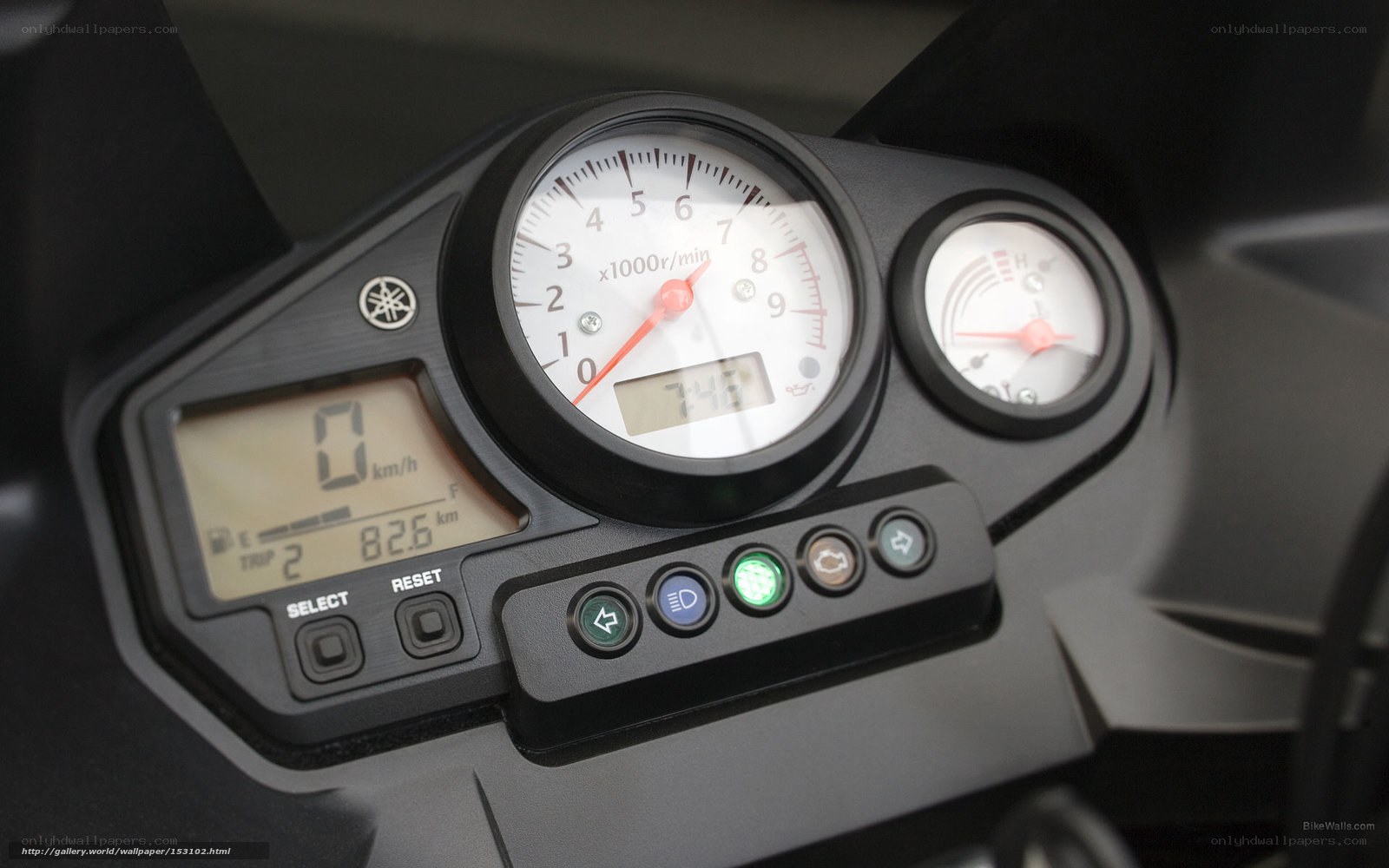 motorcycle dashboard close-up