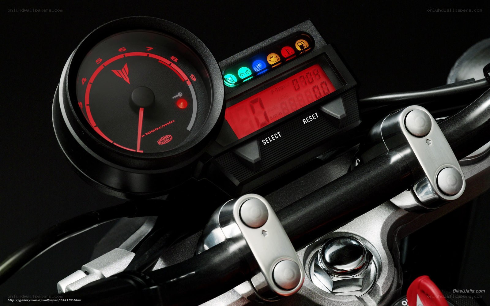 motorcycle dashboard close-up