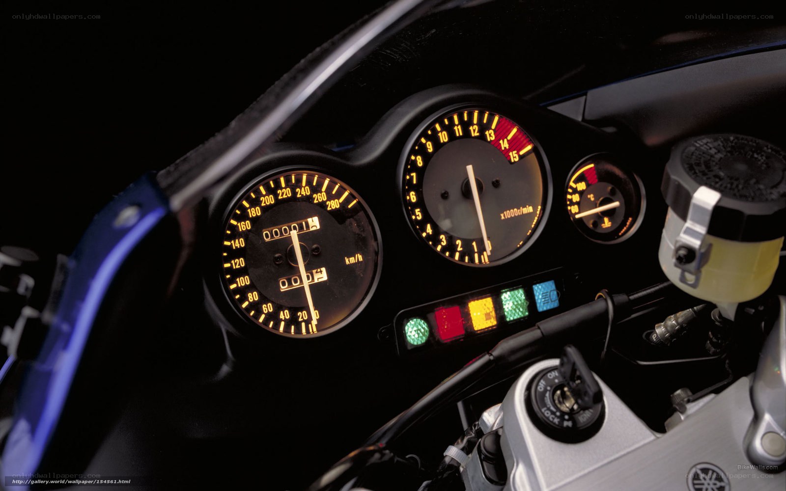 motorcycle dashboard close-up