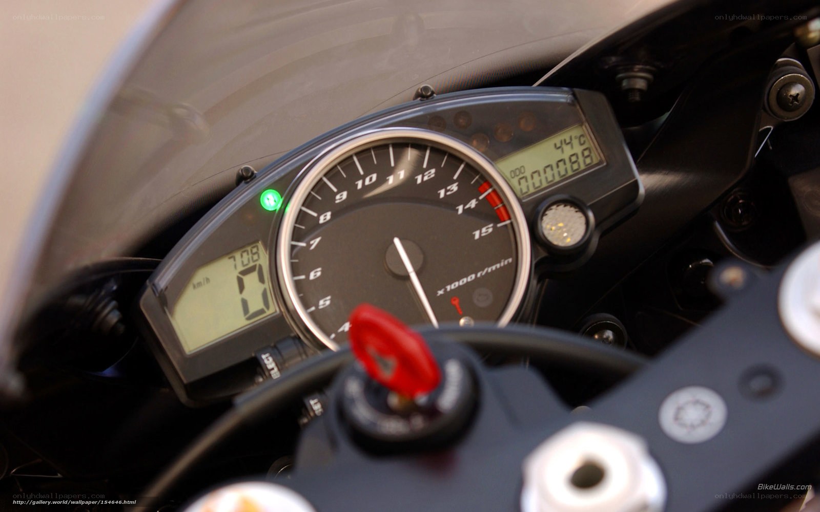 motorcycle dashboard close-up