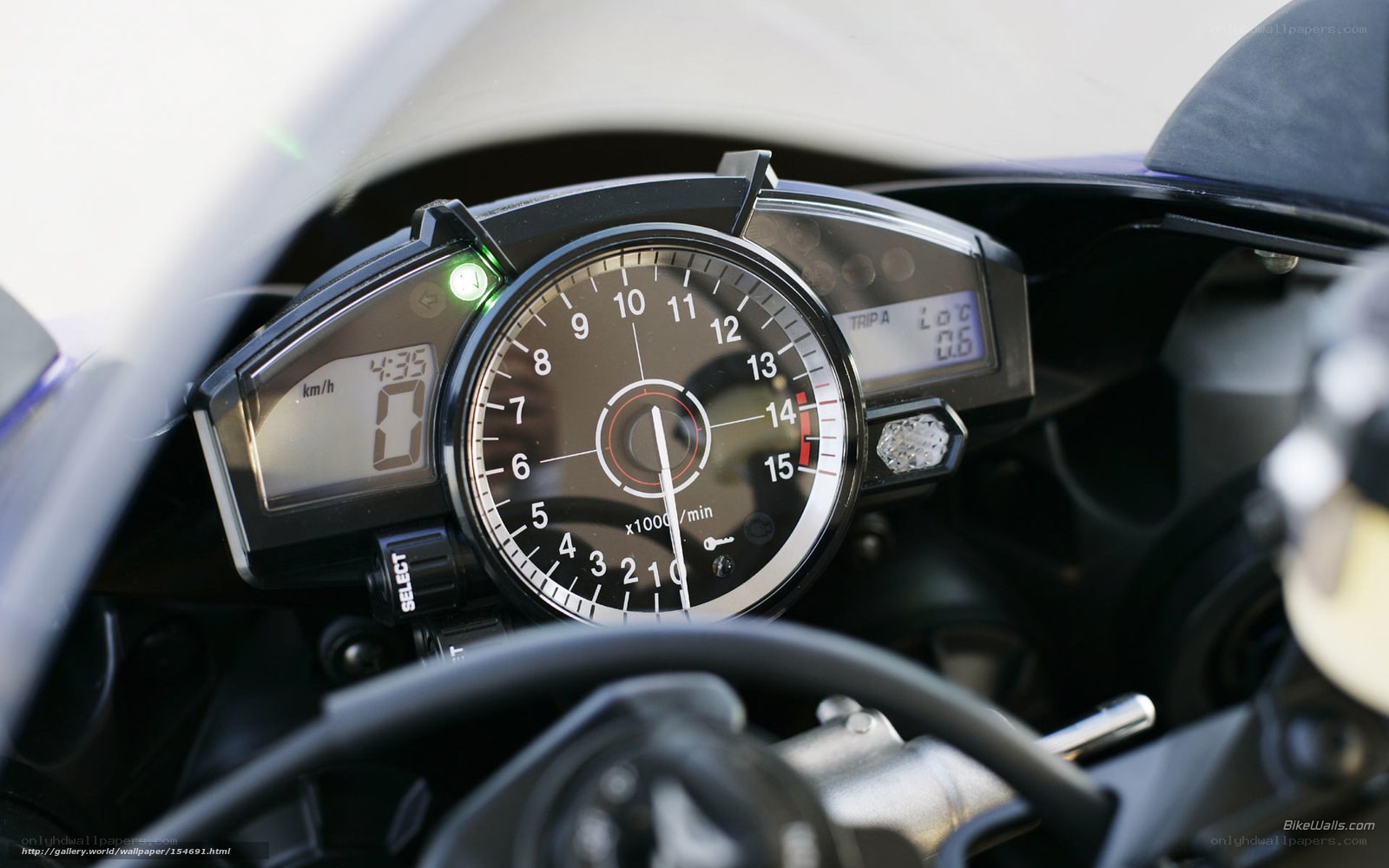 motorcycle dashboard close-up