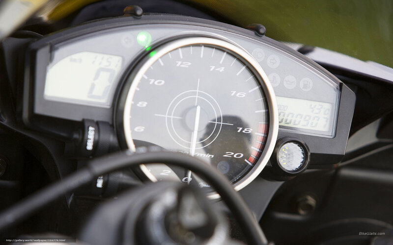 motorcycle dashboard close-up