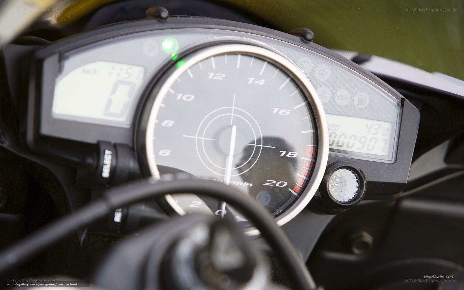 motorcycle dashboard close-up