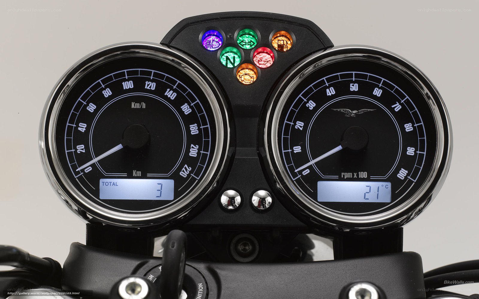motorcycle dashboard close-up