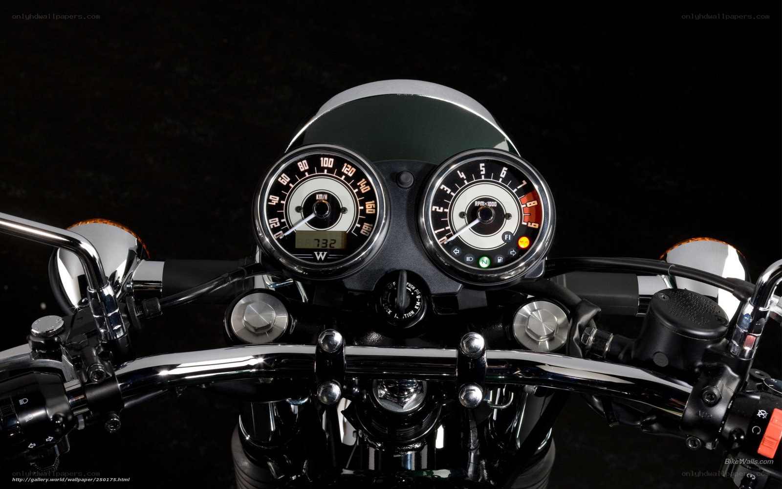 motorcycle dashboard close-up