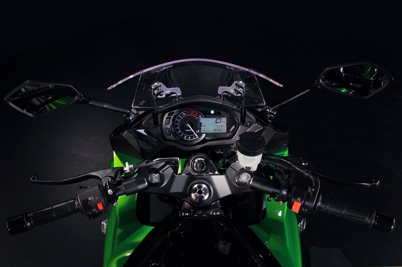 motorcycle dashboard close-up