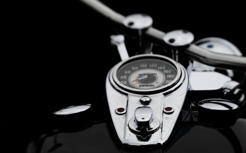 motorcycle dashboard close-up