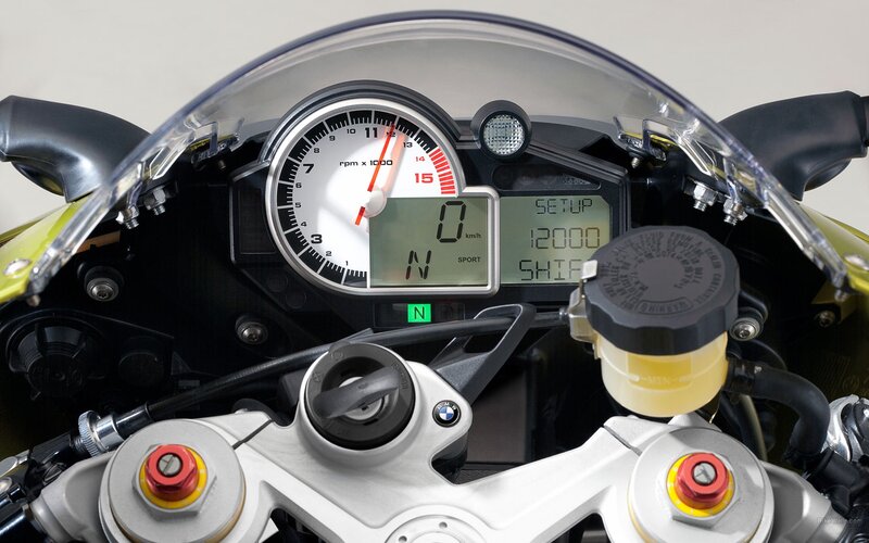 motorcycle dashboard close-up