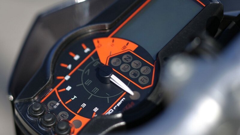 motorcycle dashboard close-up