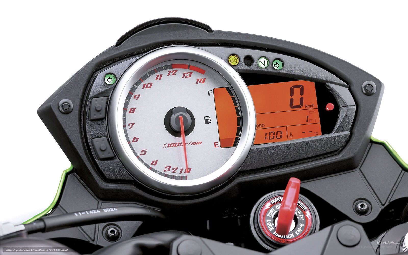 motorcycle dashboard close-up