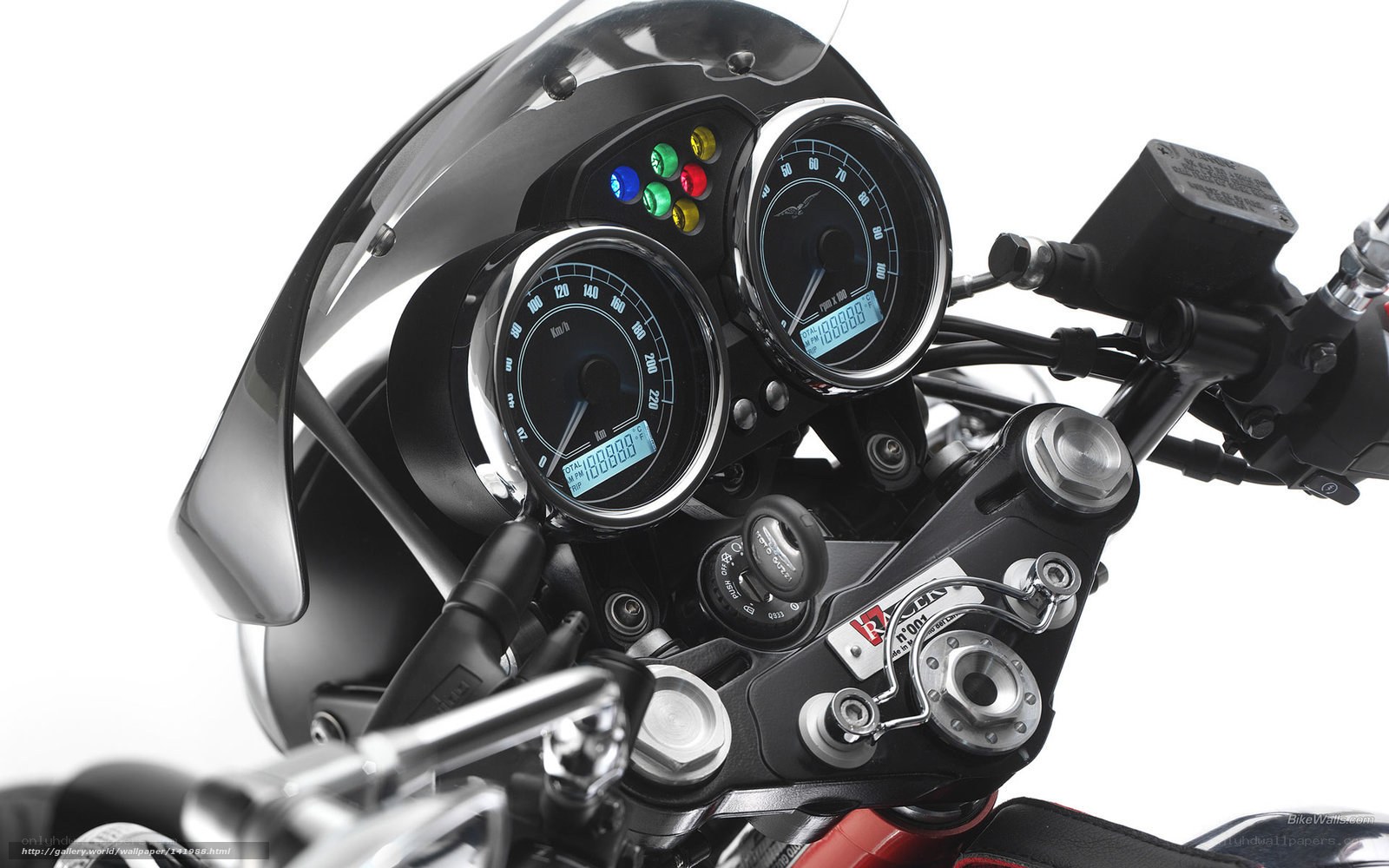 motorcycle dashboard close-up