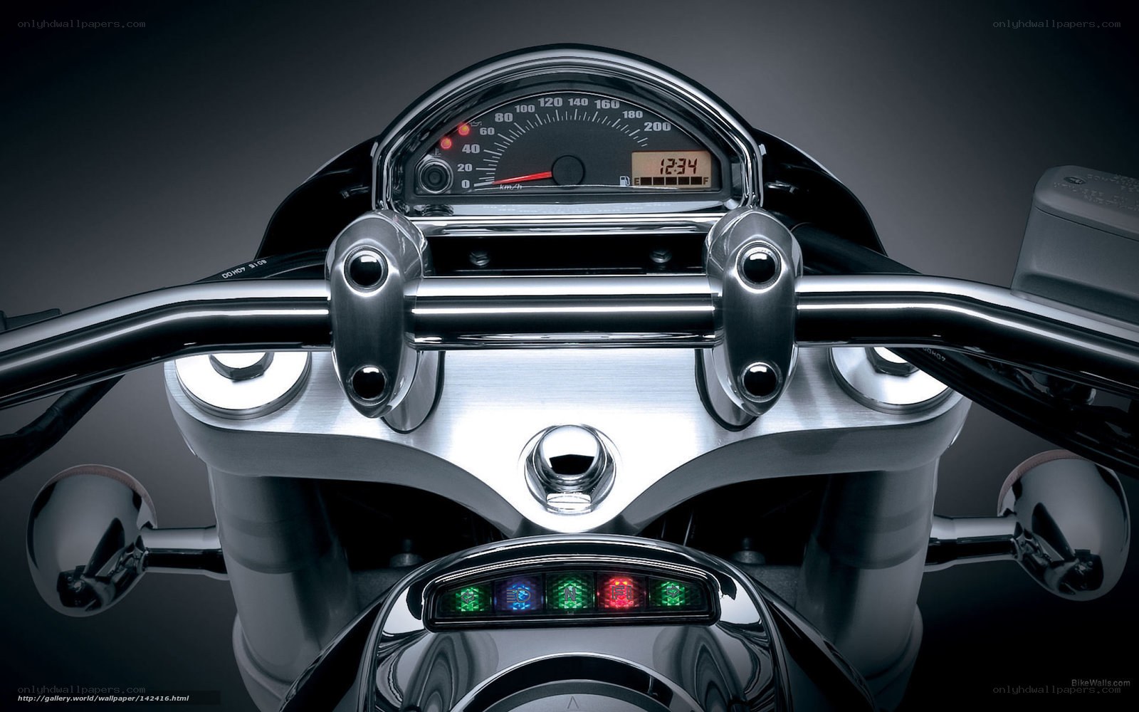 motorcycle dashboard close-up