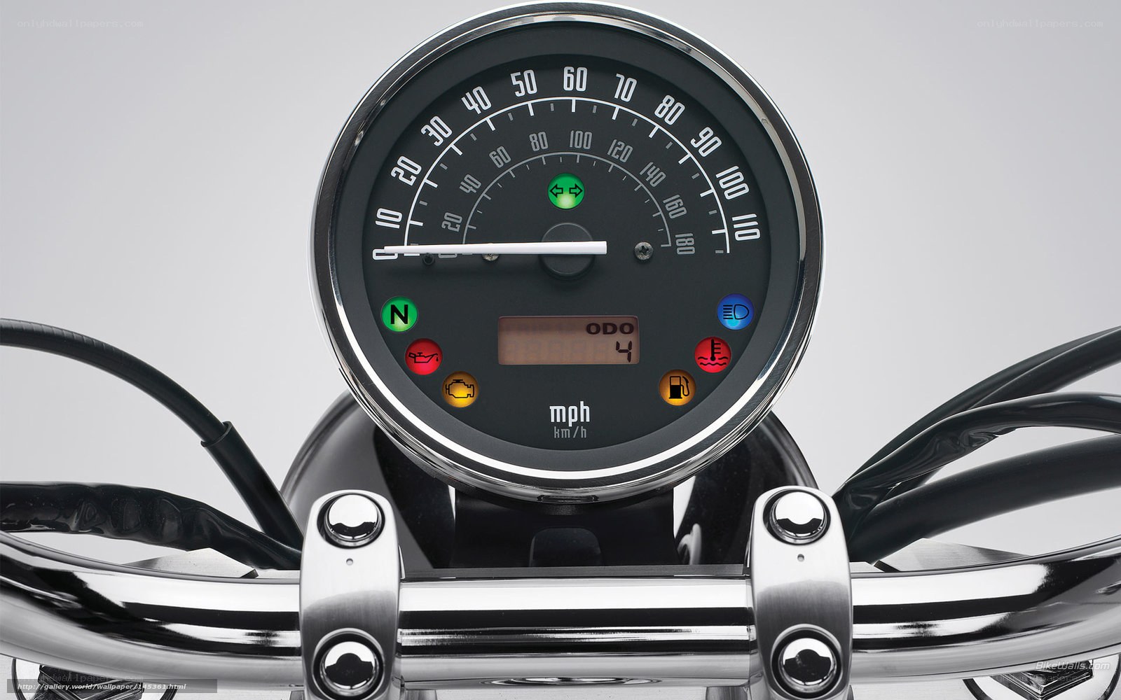motorcycle dashboard close-up
