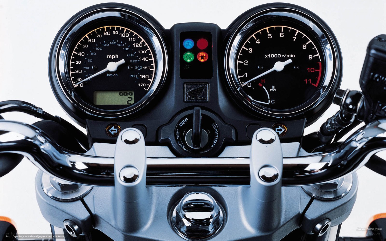 motorcycle dashboard close-up