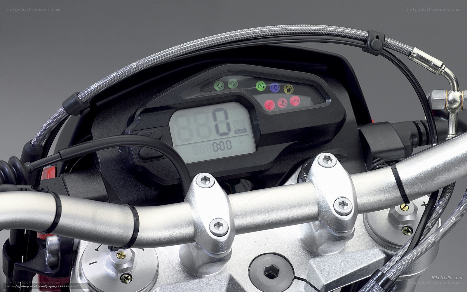 motorcycle dashboard close-up