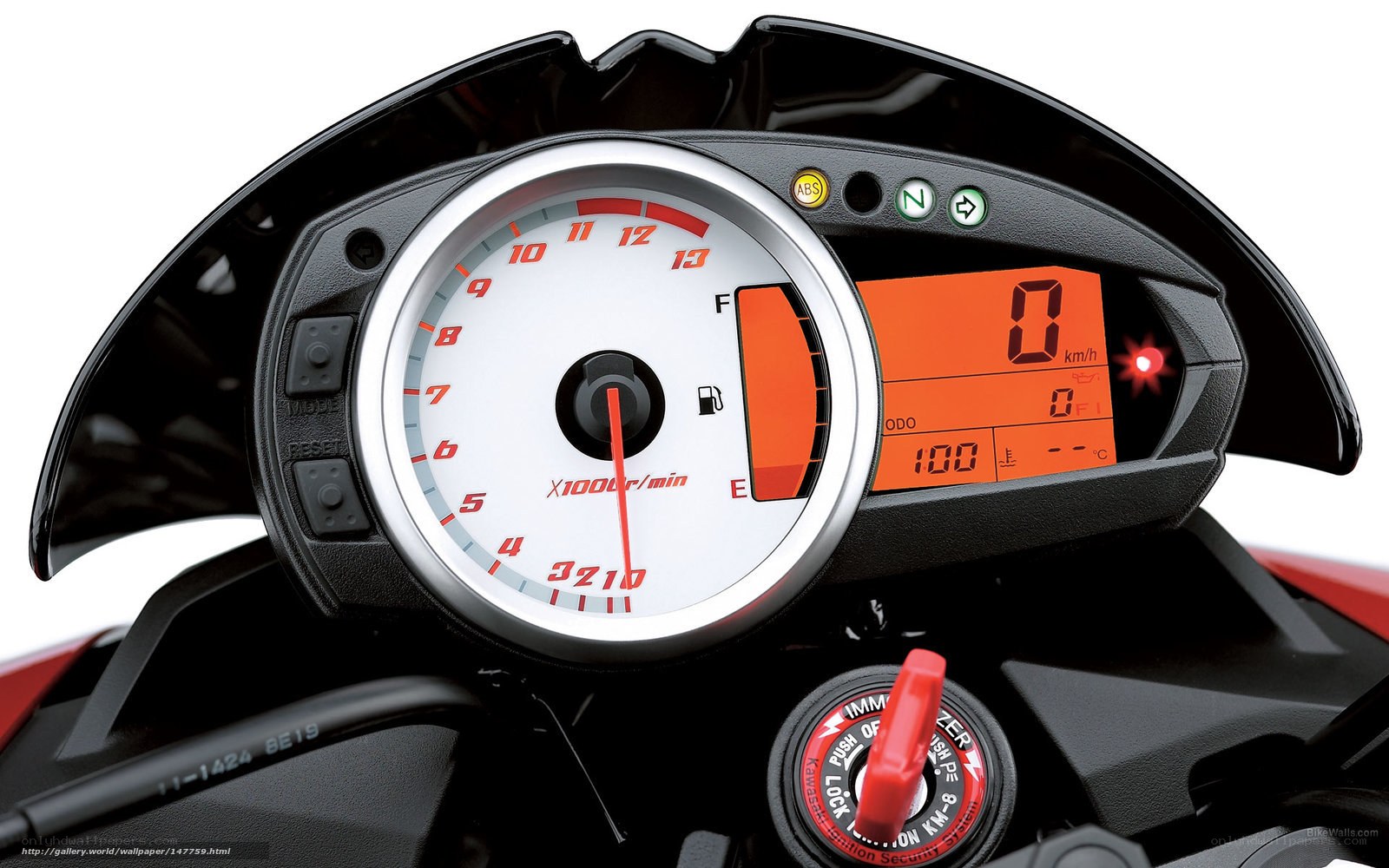 motorcycle dashboard close-up