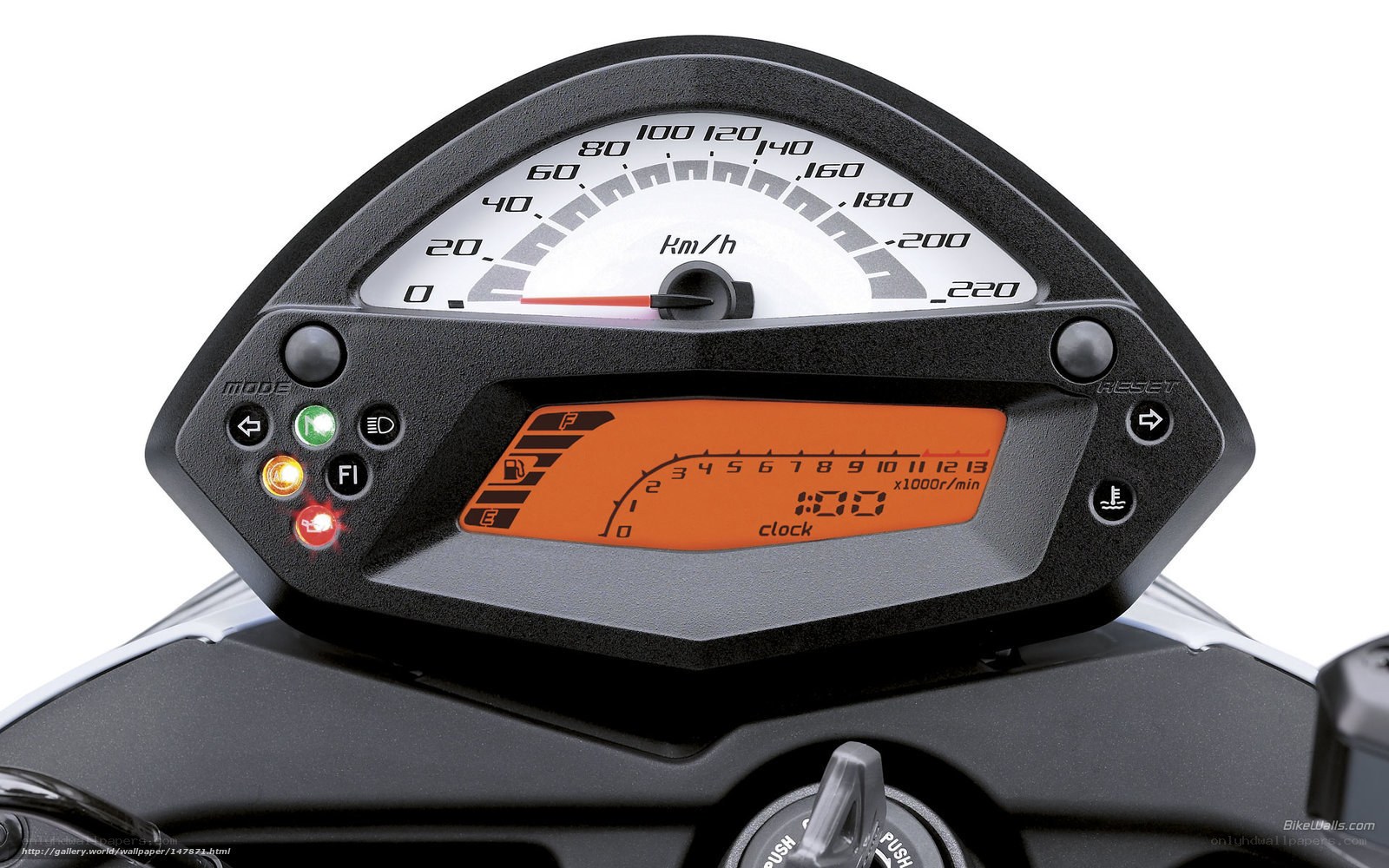 motorcycle dashboard close-up