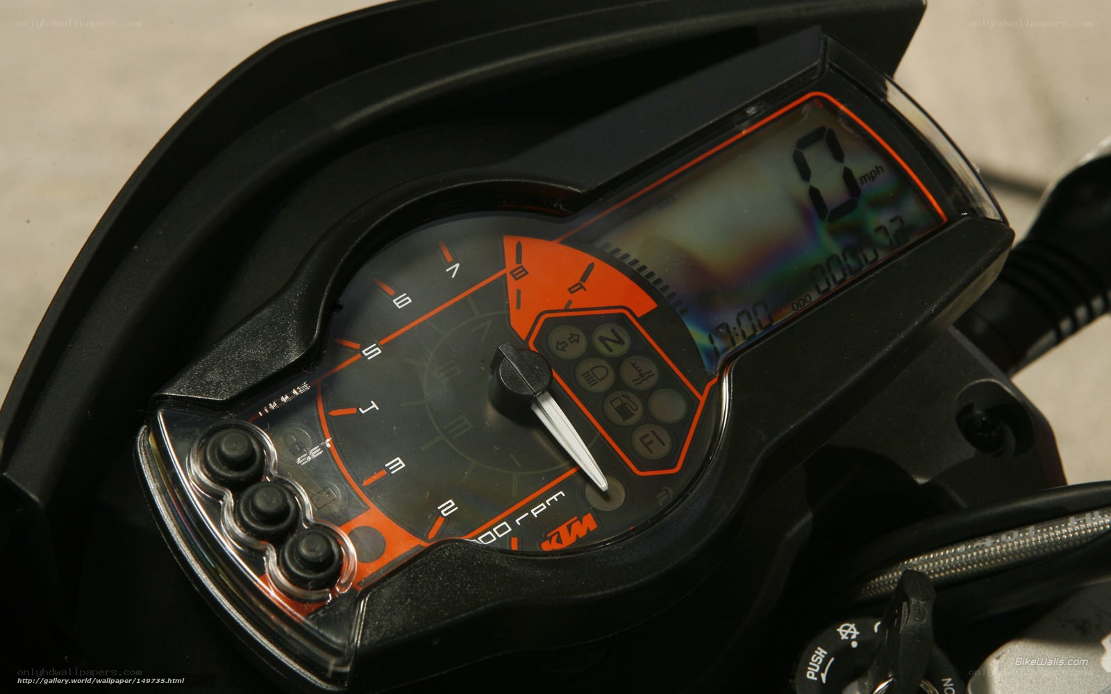 motorcycle dashboard close-up