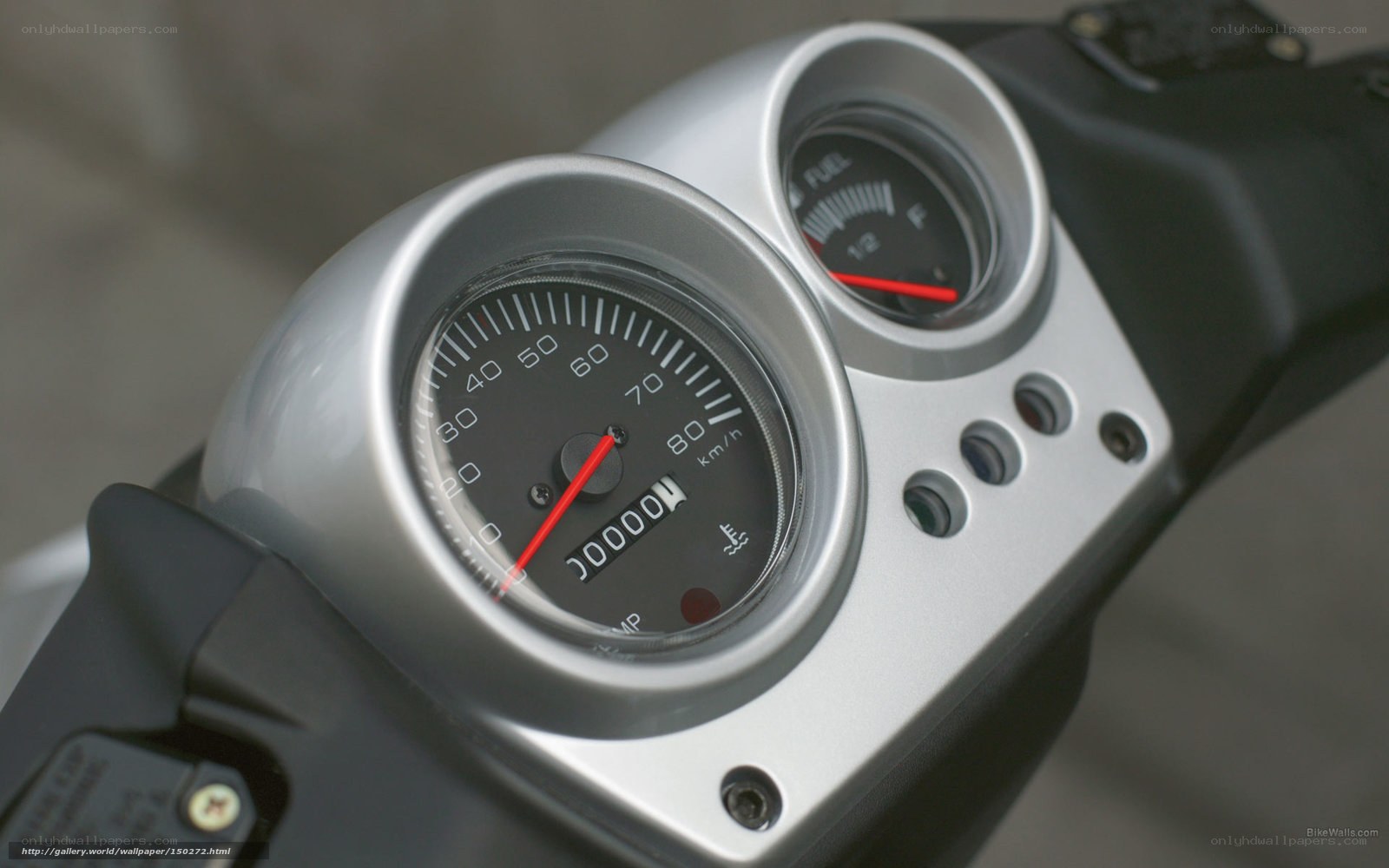 motorcycle dashboard close-up