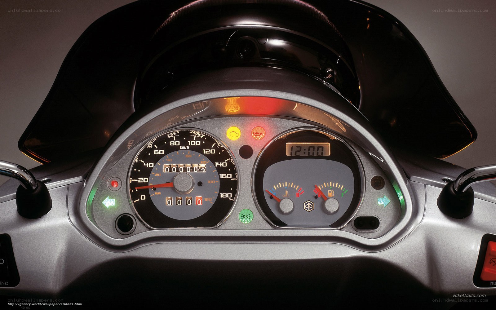 motorcycle dashboard close-up
