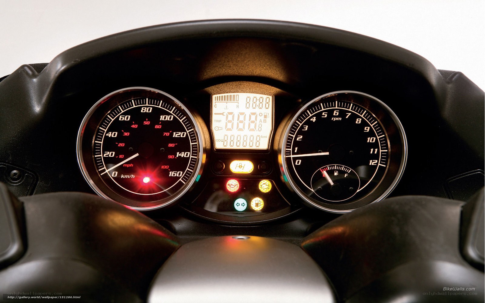 motorcycle dashboard close-up