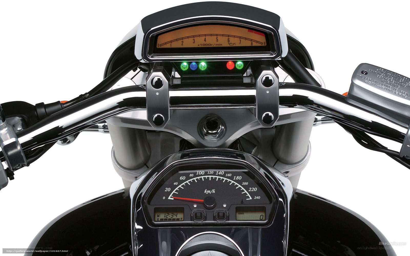 motorcycle dashboard close-up