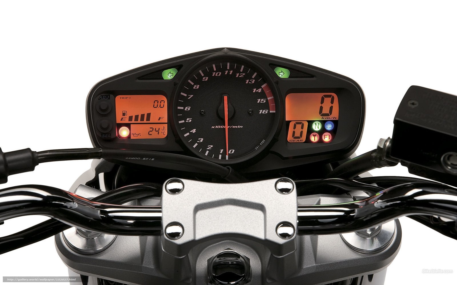 motorcycle dashboard close-up