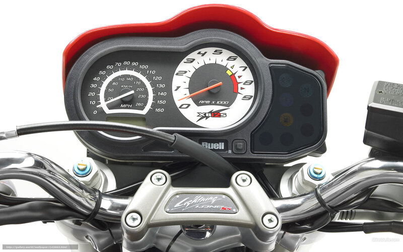 Motorcycle Dashboard — Red, Neutral, Photograph