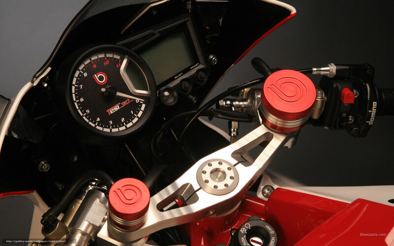 Motorcycle Dashboard — Red