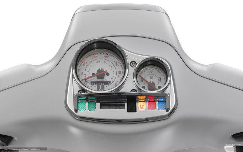 Motorcycle Dashboard — Silver, Neutral, Photograph, Gauges