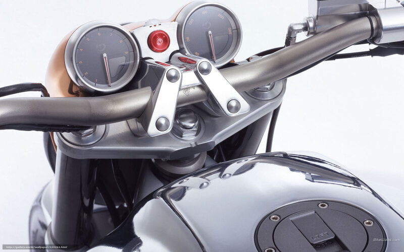Motorcycle Dashboard — Silver, Neutral, Photograph, Handlebars, Gauges