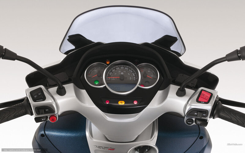 Motorcycle Dashboard — Silver, Neutral, Photograph, Handlebars, Windshield