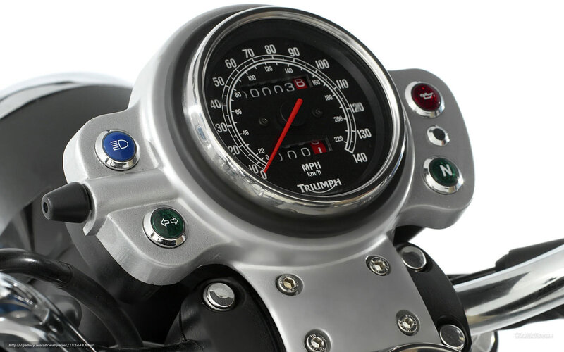 Motorcycle Dashboard — Silver, Neutral, Photograph, Speedometer, Buttons