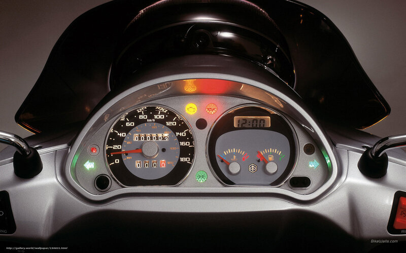 Motorcycle Dashboard — Silver, Neutral, Photograph, Speedometer