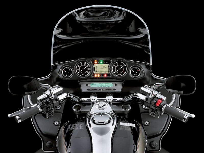 motorcycle dashboard view