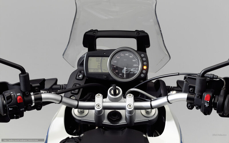 Motorcycle Dashboard — White, Neutral, Photograph, Handlebars