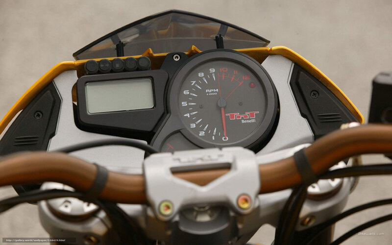 Motorcycle Dashboard — Yellow