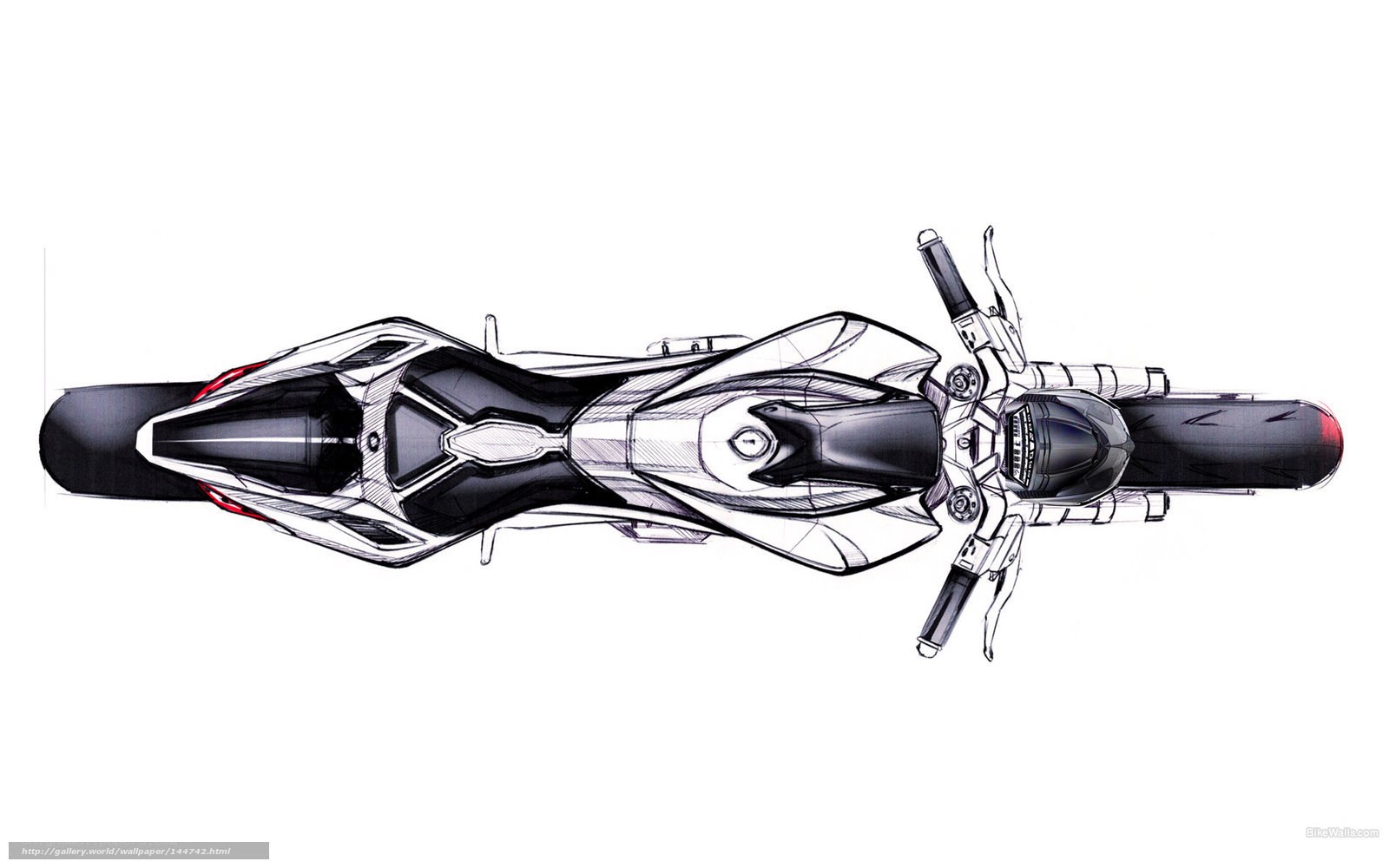 motorcycle design sketch