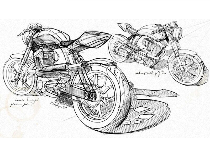 motorcycle design sketches