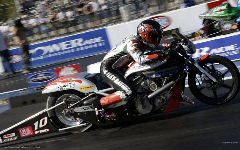Motorcycle Drag Racer — Black, Dynamic, Afternoon, Photograph, Racing Track