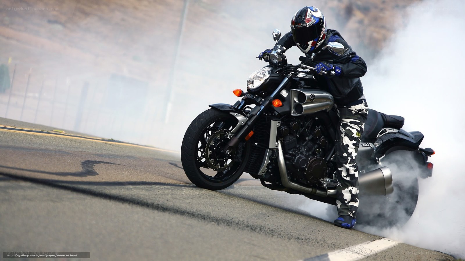 motorcycle drift on track