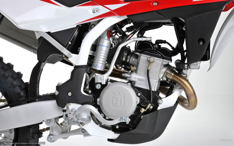 Motorcycle Engine and Frame — White, Technical, Photograph